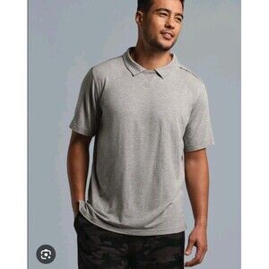 Municipal Sport Utility Gear Polo Shirt Men Gray 3XL